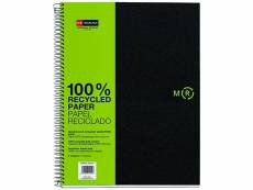 Basicos mr 6038 cahier à feuilles quadrillées avec couverture en polypropylène recyclé, 4 couleurs, 120 pages, format a4 6038