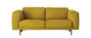 Canapé 2 places Rest / L 200 cm - 2 places - Muuto jaune en tissu