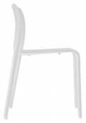 Chaise empilable First Chair / Plastique - Magis blanc