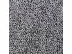 Dalle de moquette ultra-résistant couleur gris platine pour usage professionnel, paquet de 20 dalles de 50cm x 50cm (superficie de 5m²) 24910