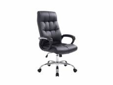 Fauteuil chaise de bureau ergonomique hauteur réglable noir bur10048