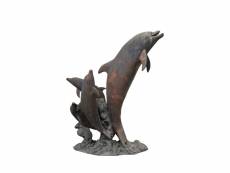 Fontaine dauphin en bronze coulé l190xpr150xh250 cm