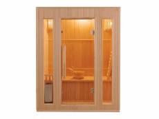 France sauna zen angulaire 3/4 places - sauna