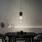 Lampe à suspension lampe suspendue plafonnier métal noir mat lampe de chambre