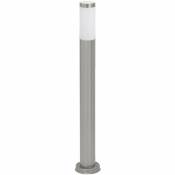 Lampe de table lampadaire de la lampe torche extérieure Inox acier inoxydable coloré métal plastique / blanc Ø11cm b: 12,6cm h: 65cm IP44