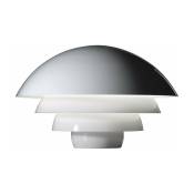 Lampe en aluminium blanche 56 x 36 cm 642 Visiere -