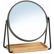 Miroir cosmétique double face, ø 17,5 cm Zeller