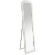 Miroir sur pied Adèle blanc H160cm Atmosphera créateur d'intérieur - Blanc