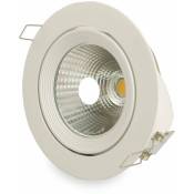 Plat à LED extérieur en métal clair blanc chaud 30 W 2300 lm
