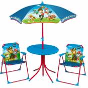 Set de jardin enfant - Pat'Patrouille - table parasol