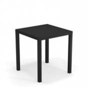 Table carrée Nova / Métal - 70 x 70 cm - Emu noir