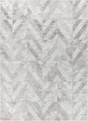 Tapis Scandinave Moderne Blanc/Gris 120x170