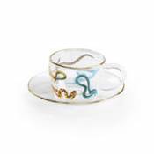 Tasse à café Toiletpaper - Snakes - Seletti multicolore en verre