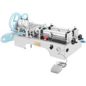 Vevor - Machine de Remplissage Liquide Pneumatique 100-1000 ml, Controle Automatique Acier Inoxydable Machine de Remplissage Fluide Reglable