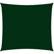 Voile de parasol tissu oxford carré 3,6x3,6 m vert