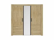 Armoire 3 portes sofia - made in france gami 1H3D180