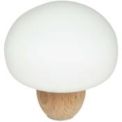 Atmosphera - Veilleuse enfant champignon H11cm créateur d'intérieur - Blanc