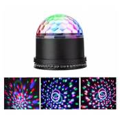 Boule disco à LED, 51LEDs 12W 7 couleurs lampe disco lumière de fête effet de lumière RGB éclairage de scène décoration de lumière de fête [classe