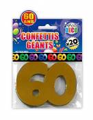 Confettis de Table 60 Ans Géants