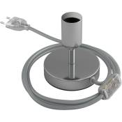 Creative Cables - Alzaluce - Lampe de table en métal 5 cm - Chromé - Chromé