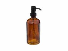 Distributeur de savon ou lotion en verre teinté 450 ml - five