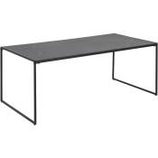 Ebuy24 - Infors Table basse, impression marbre noir.