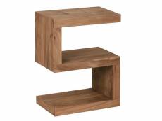 Finebuy table d'appoint bois massif 44 x 60 x 30 cm