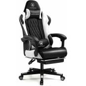 Gtplayer - Chaise Gaming, Fauteuil Gamer Hauteur Réglable,