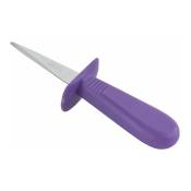 Jean Dubost - Couteau à huître avec manche en polypropylène coloré - Violet