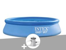 Kit piscine autoportée Intex Easy Set 2,44 x 0,61 m + Épurateur à cartouche