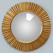Miroir convexe doré Sanctus 22cm - Doré