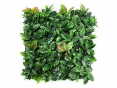 Mur végétal artificiel laurier - 1m x 1m - exelgreen