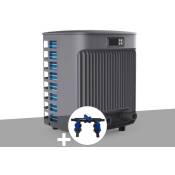 Pompe à chaleur 5,50 kW HeaterMax Compact 25 Ubbink + Kit by-pass Ø 32/38/50 mm