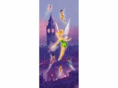 Poster porte fée clochette à londres disney fairies intisse 90x202 cm