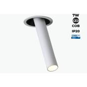 Spot LED encastré orientable ALAI - Zoom - 200mm - 2800K - LED - Blanc - Blanc