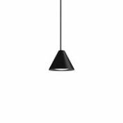 Suspension Keglen LED / Ø 17,5 cm - Aluminium - Louis Poulsen noir en métal