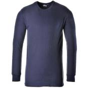 T-shirt Thermique Manches Longues couleur : Marine taille m Portwest