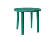 Table tossa ø860 - resol - vert - polypropylène 860x860x730mm