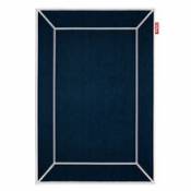 Tapis d'extérieur Carpretty Frame / 200 x 290 cm - Polypropylène tissé - Fatboy bleu en plastique