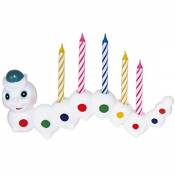 TIFANY 8013405.0 Happy Birthday Chenille à Bougies Multicolore