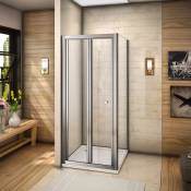80x70x185cm cabine de douche porte de douche pliante paroi de douche