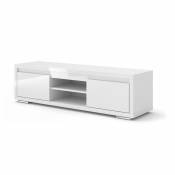 Bim Furniture Meuble TV bas Nordic Bianco III Blanc