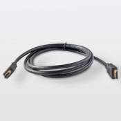 Câble HDMI Mâle / Mâle noir Blyss Or 1.5 m