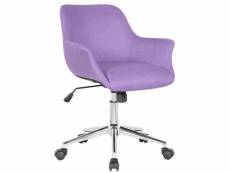 Chaise de bureau iris violette