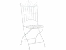 Chaise de jardin pliable sadao , blanc