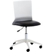 CLP - Chaise de bureau avec design ergonomique et moderne de différentes couleurs comme colore : noir