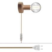 Creative Cables - Lampe Spostaluce en bois Sans ampoule - Neutre - RN06 - Sans ampoule