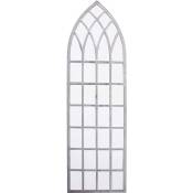 Esschert Design - Grand miroir fenêtre en métal Gothique