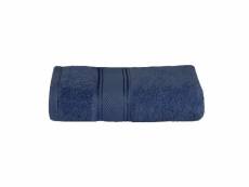 Homemania serviette douche - pour visage, mains, bain -bleu en coton, 90 x 140 cm