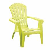 Lot de 2 fauteuils empilables - Vert Anis - 75 x 86